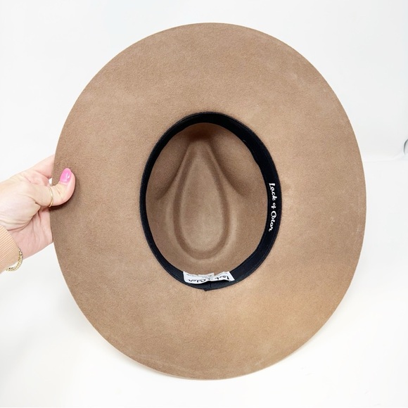 Lack of Color The Grove Fedora Hat Brown Wool w/ Suede Leather Band Sz Small - Picture 9 of 14